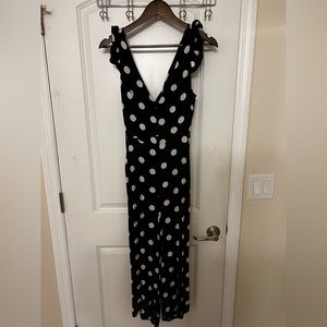 Black & White Polka Dot Jumpsuit